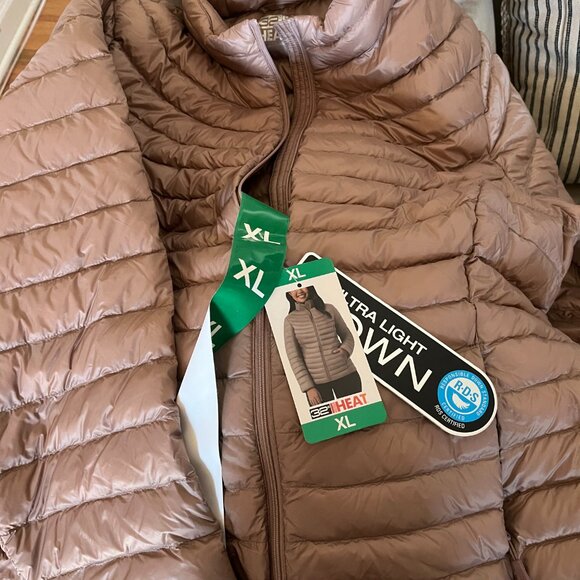32 Degrees Ultra Light Down Packable Puffer Jacket XL - Picture 3 of 3